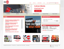 Tablet Screenshot of caltrain.com